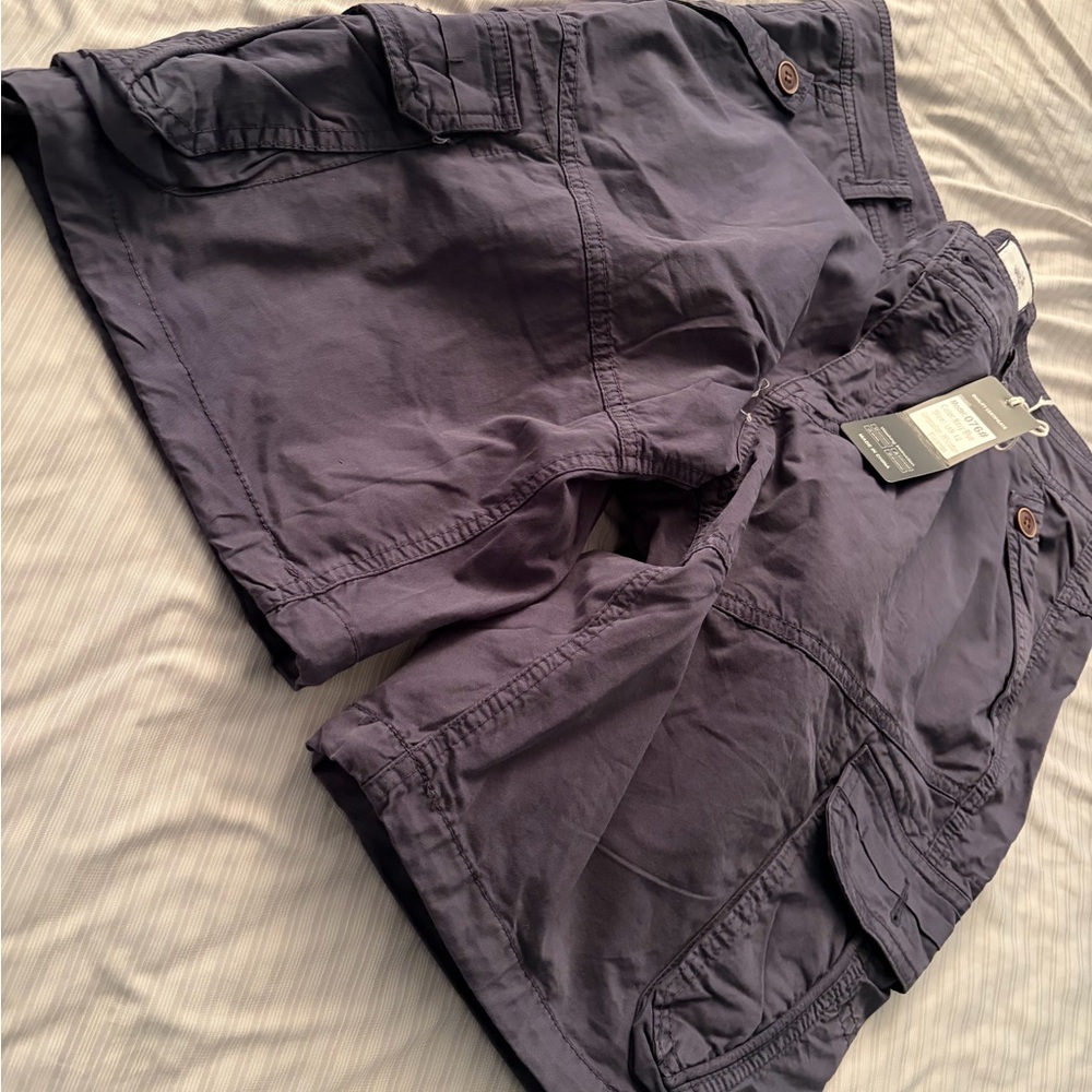 Women's Navy Cargo Shorts